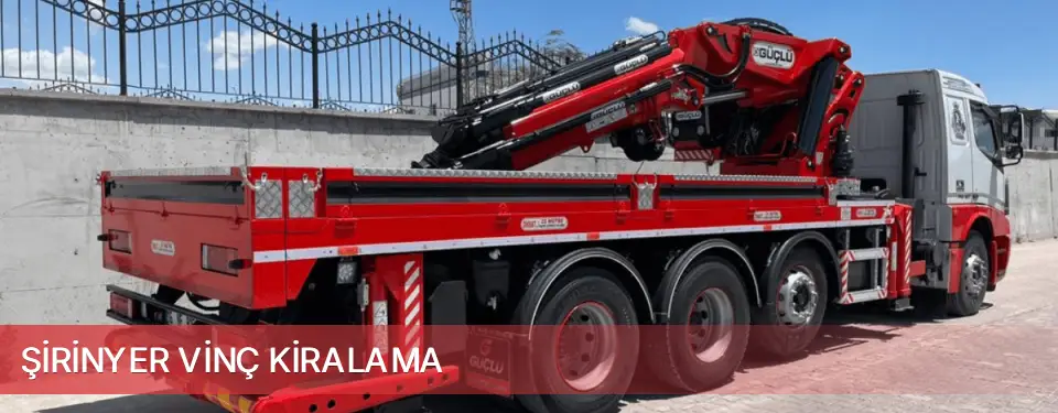 Şirinyer İlçemi Vinç Kiralama